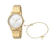 Esprit Σετ Γυναικείο Ρολόι χειρός 2 τεμ με μπρασελέ και βραχιόλι, ES1L183M2065