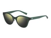 Benetton Γυναικεία Γυαλιά Ηλίου με Πράσινο σκελετό και Πράσινο Χρυσό Φακό, BE5008 500 53