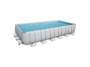 Bestway Φουσκωτή Πισίνα Παραλληλόγραμμη Μεγάλων Διαστάσεων, Power Steel 7.32x3.66x1.32 m, 56475