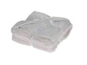 Διακοσμητικό Ριχτάρι Κουβέρτα Καναπέ από Πολυεστέρα σε Γήινα χρώματα, 130x180 cm Λευκό