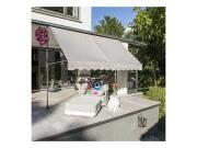 Πτυσσόμενη Γκρι Τέντα Ρυθμιζόμενου ύψους από Πολυεστέρα 300x120x200-300 cm, Awing