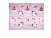 Let's Play Παιδικό Αδιάβροχο Χαλάκι Παιχνιδιού 120x100x0.8 cm, σε 2 σχέδια Μονόκεροι