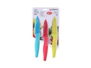 Alpina Σετ Μαχαίρια Κουζίνας Κεραμικά Γενικής Χρήσης σε τρία χρώματα, μήκος 19 cm