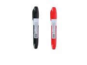 Σετ Μαρκαδόρων για πίνακα 2 τεμαχίων με διπλή μύτη σε κόκκινο και μαύρο, Whiteboard Markers