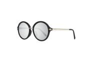 Swarovski Γυναικεία Γυαλιά Ηλίου με Ασημί Μεταλλικό σκελετό και Μαύρο φακό, SK0184-D 01C 54