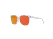 Benetton Γυναικεία Γυαλιά Ηλίου με Διάφανο σκελετό και Κόκκινο Φακό, BE5007 802 56