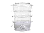 Adler AD 633 Ατμομάγειρας 800W 9Lt με 3 Διαφανή Αποσπώμενα Διαμερίσματα