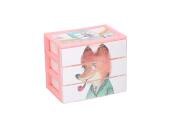 Οργανωτής με 3 συρτάρια με Σχέδια Ζώων για μικροαντικείμενα σε 3 σχέδια, 18.5x13.5x15.5 cm Σχέδιο 3