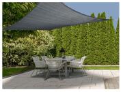 Aria Trade Αντηλιακή Τετράγωνη Τέντα Σκίαστρο 3x3m Γκρι Σκούρο