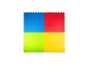 Let's Play Παιδικό πάτωμα Παζλ 4 τεμαχίων από Αφρώδες Υλικό 106x106x1 cm, 47444