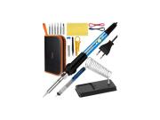 Σετ 17 τεμαχίων Κολλητήρι Ρεύματος Ισχύος 60W με Βάση και Θήκη Μεταφοράς, 22.5x2.5x2.5 cm