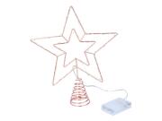 Christmas Gifts Χριστουγεννιάτικη Κορυφή Δέντρου Αστέρι με Φωτάκια Μπαταρίας 30cm 25235