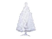 Κλασικό Χριστουγεννιάτικο δέντρο με πλαστική βάση σε Λευκό χρώμα και ύψος 60 cm, Xmas Tree