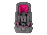 Kinderkraft καθισματάκι αυτοκινήτου για παιδιά 9 έως 36 Kg, Isofix, σε γκρι-ροζ χρώμα, 37x42x66 cm