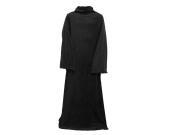 Κουβέρτα Fleece με Μανίκια μακριά σε μαύρο χρώμα, 138x180cm