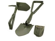 Πτυσσόμενο Φτυάρι πολλαπλών χρήσεων με Κάλυμμα σε σκούρο πράσινο χρώμα, Μήκους 62 cm