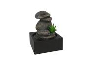 Διακοσμητικό Σιντριβάνι με φωτισμό 220-240V, από ρητίνη, 18x18x25 cm, Fountain