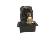 Διακοσμητικό Συντριβάνι Βούδας με Led φωτισμό 220-240V, από ρητίνη, 21x18x25 cm, Fountain