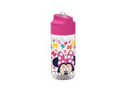 Disney Παγούρι Minnie So Edgy Bows 430ml, πλαστικό, διάφανο, 6.5x6.5x17.90 cm