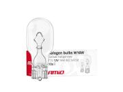 Amio Σετ Λάμπες Αυτοκινήτου W16W, αλογόνου 12V 16W, 10 τεμαχίων, 4x9x4 cm, 02549