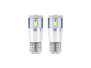 Amio Σετ λάμπες αυτοκινήτου Canbus T10 W5W, led 5600K, ψυχρό λευκό 12-24V 5W, 9x6x2 cm, 01637