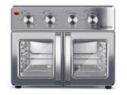 Turbotronic Ηλεκτρικός Φούρνος Αέρος 32L 1700W με Έλεγχο Θερμοκρασίας 80-230°C TT-AF32MFD Ασημί