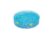 Bestway Παιδική πισίνα φουσκωτή, στρογγυλή για εξωτερικό χώρο, 122x122x25 cm, 55028