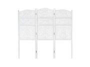 Κεφαλάρι κρεβατιού ξύλινο, σε λευκό χρώμα, 141x2.5x132 cm