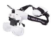 Επαγγελματικός μεγεθυντικός φακός ωρολογοποιίας, με 2 led 6x, 9.5x3.4x5 cm