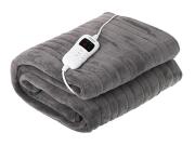 Camry Διπλή Ηλεκτρική Κουβέρτα Πλενόμενη Θερμαινόμενο Υπόστρωμα 110W 160x180cm CR 7434 Γκρι