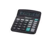 Αριθμομηχανή κομπιουτεράκι 12 ψηφίων, σε μαύρο χρώμα, 12x2.5x14.5 cm