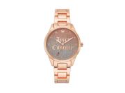 Juicy Couture Γυναικείο Ρολόι με Στρογγυλό Καντράν και Μεταλλικό Ροζ Χρυσό Μπρασελέ, JC1276RGRG