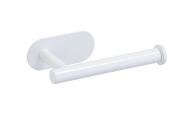 Eπιτοίχια Χαρτοθήκη Ανοξείδωτη, σε Λευκό χρώμα, 16.5x8x4.5 cm