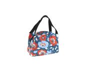 Ισοθερμικό τσαντάκι φαγητού Lunch Bag, Τσάντα ψυγειάκι, σε Floral σχέδια, 17x17x24 cm Κόκκινο