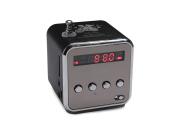 Aria Trade Mini Φορητό Ηχείο 3W με Ραδιόφωνο 5x5x5cm Μαύρο