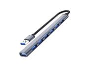 Προσαρμογέας Usb hub με 7 Θέσεις 2.0, 15.5x1.7x0.7 cm