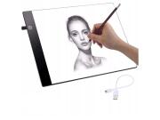 Τάμπλετ γραφικών για σχεδίαση A4 Με Οπίσθιο Φωτισμό LED, 23.5x33.5x0.5 cm