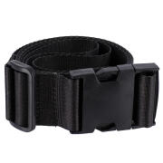 Ιμάντας Ασφαλείας για Αποσκευές και Βαλίτσες σε μαύρο χρώμα, 186x5 cm