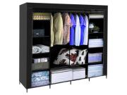 Aria Trade Υφασμάτινη Ντουλάπα Για Ρούχα XXL Με 14 Ράφια 170x42x170cm