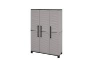 ArtPlast Πλαστική Ντουλάπα Τρίφυλλη Με 3 Ράφια Και Χώρισμα, 102x37x169 cm F100