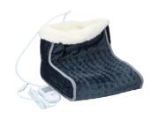 Aria Trade Θερμαινόμενο Υποπόδιο 100W 30x30x23cm Σκούρο Γκρι