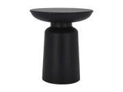 Aria Trade Βοηθητικό Τραπεζάκι Σαλονιού Side Table 38x38x43cm Μαύρο