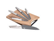 Berlinger Haus Σετ Επιφάνεια Κοπής Ξύλινη με Μαχαίρια 6τμχ, BH-2838 Aspen Collection