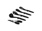 Berlinger Haus Σετ εργαλεία Κουζίνας 5 Τεμαχίων από Πλαστικό, Black Vantage Collection, BH-6338