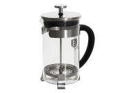 Berlinger Haus Χειροκίνητη Καφετιέρα Γαλλικού Καφέ Και Τσάι 600 ml, BH-1787A Black Silver Collection