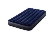 Intex Φουσκωτό Στρώμα Ύπνου Μονό με Bελούδινη Eπένδυση Classic Downy 191x99x25 cm, 64757