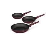 Berlinger Haus Σετ Τηγάνια 3 Τεμ. με Τριπλή Αντικολλητική Επίστρωση, Leonardo Collection, BH-8048