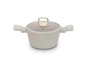 Berlinger Haus Ρηχή Κατσαρόλα με καπάκι 20 cm σε ματ κρέμ χρώμα, Sahara Collection BH-8070