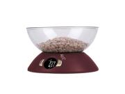 Berlinger Haus Ψηφιακή Ζυγαριά κουζίνας με Μπολ σε Μπορντό χρώμα, Leonardo Collection BH-9615