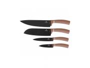 Berlinger Haus Σετ Μαχαίρια 4 Τεμαχίων από Ανοξείδωτο Ατσάλι, Metallic Line Rose Gold BH-2889